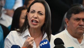 María Corina Machado, líder da oposição venezuelana  • Getty Images via CNN Newsource