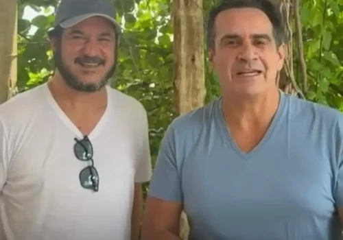 Rueda e Ciro em vídeo de apoio a Gaguim | Foto: Reprodução